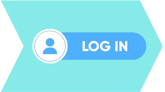 An arrow with the text 'Log in' depicting the first step