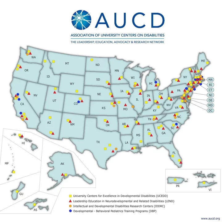 AUCD Map