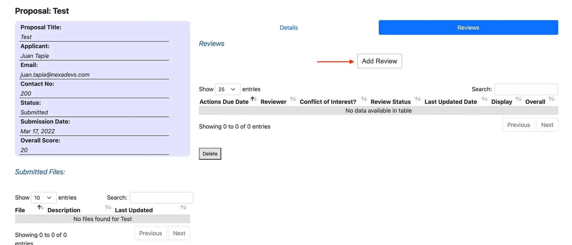 How to add a review