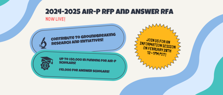 2024-2025 AIR-P RFP and Answer RFA are now live! visit the link below for more details