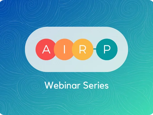 AIR-P logo against a gradient blue background
