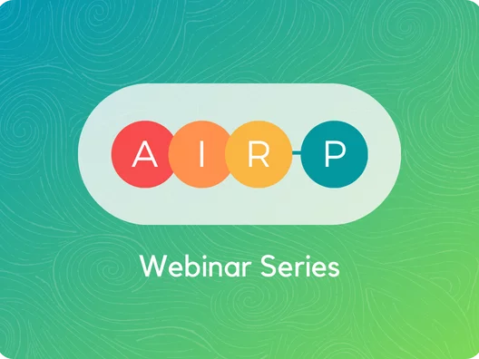 AIR-P Logo against a gradient green background